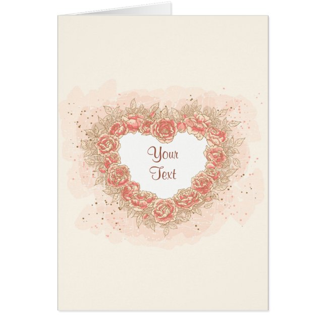 Poser le coeur du Rose Grunge (Devant)