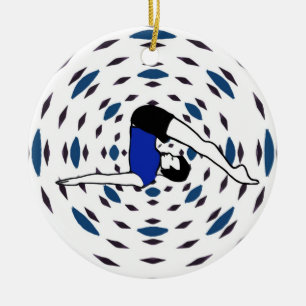 Poses de yoga - Ornements de Noël de Yoga