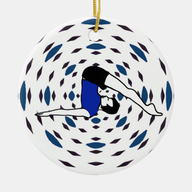 Poses de yoga - Ornements de Noël de Yoga (Devant)