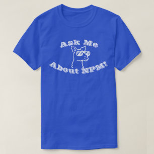 Posez-Moi Des Questions Sur Le MNP ! T-shirt bleu