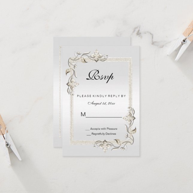 Posh 70e Platine Anniversaire RSVP (Devant/Arrière en situation)