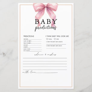 Posh Coquette Rose Bow Prédictions Baby Conseils