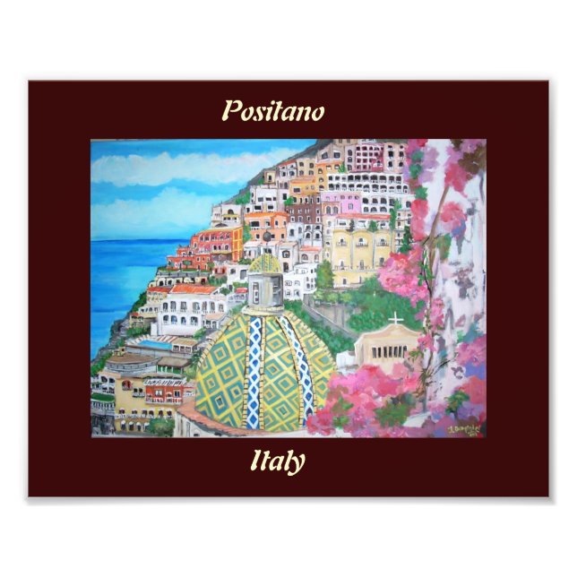 Positano, Italie - Photo Print (Devant)
