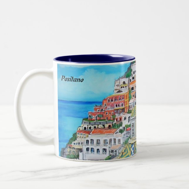Positano, tasse de l'Italie (Gauche)
