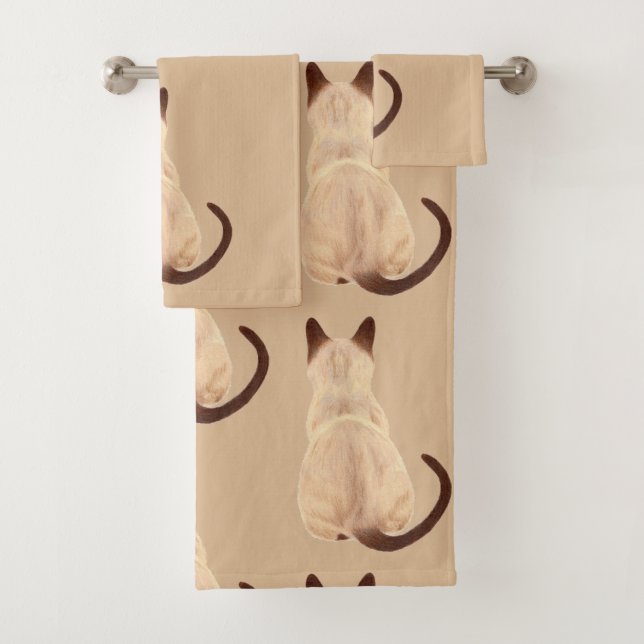 Position siamoise de dos d'amoureux des chats de (En situation)