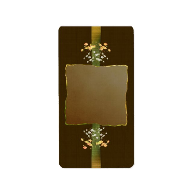 Positions Brown moyennes Étiquette appothécaire (Devant)