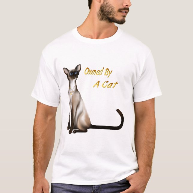Possédé par un T-shirt de chat (Devant)
