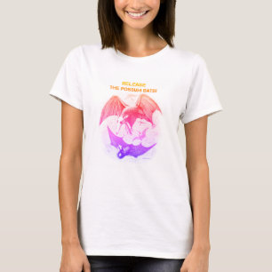 Possum Bats arc-en-ciel en T-shirt femme