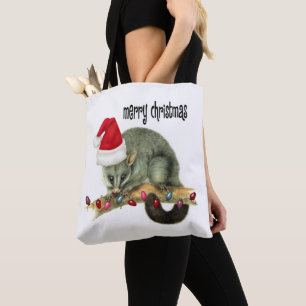 Possum Joyeux Sacs fourre-tout de Noël pour femmes