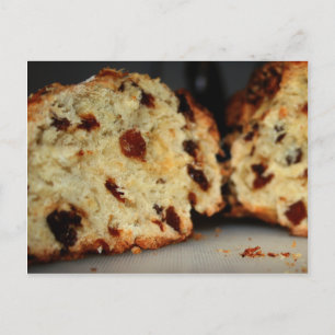 Post-croisement - carte postale pain raisin pour l