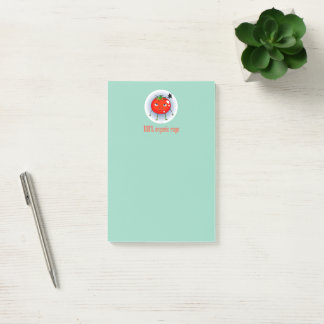 Post-it® 100% de Rage Biologique Drôle Tomate Enragée