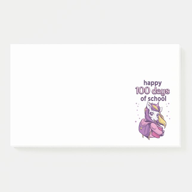 Post-it® 100 jours d'école (Devant)