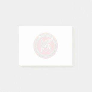 Post-it® [100] Lion assyrien ailli - Lamassu d'or