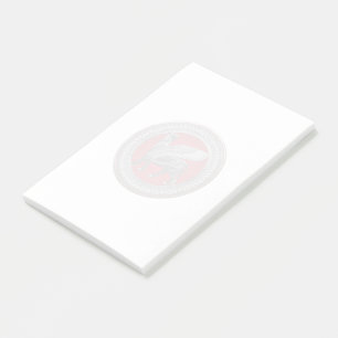 Post-it® [100] Taureau ailé assyrien : Argent et lamassu no