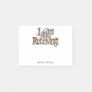 Post-it® *~* 18 Floral JE REÇOIS MAINTENANT LE Manifeste AP