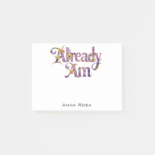 Post-it® *~* 1 Manifeste AP85 Gratitude florale DÉJÀ AM