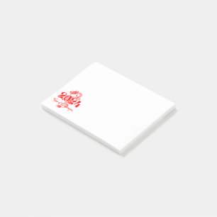 Post-it® 2024 Année du Dragon Rouge Nouvel An Chinois