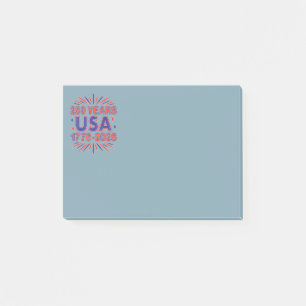 Post-it® 250 ans États-Unis 1776–2026 Semiquincentenaire