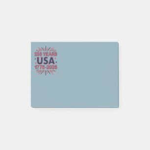 Post-it® 250 ans USA Semiquinentenaire 1776-2026