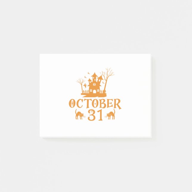 Post-it® 31 octobre-halloween-octobre-épouvantable-spectre- (Devant)
