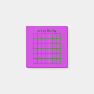 Post-it® 42 jours Tracker Purple Notes