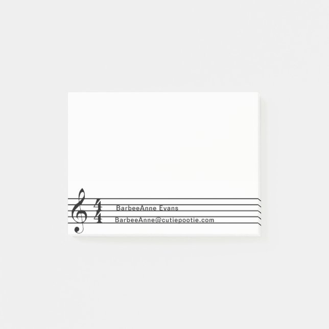Post-it® 4/4 fois (Devant)