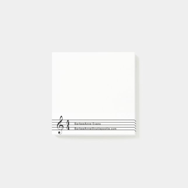 Post-it® 4/4 fois (Devant)