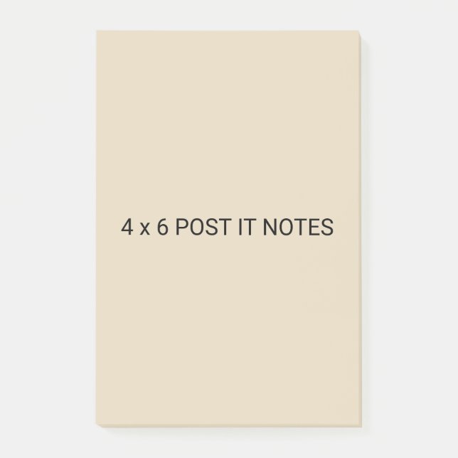 Post-it® 4 x 6 messages personnalisés (Devant)