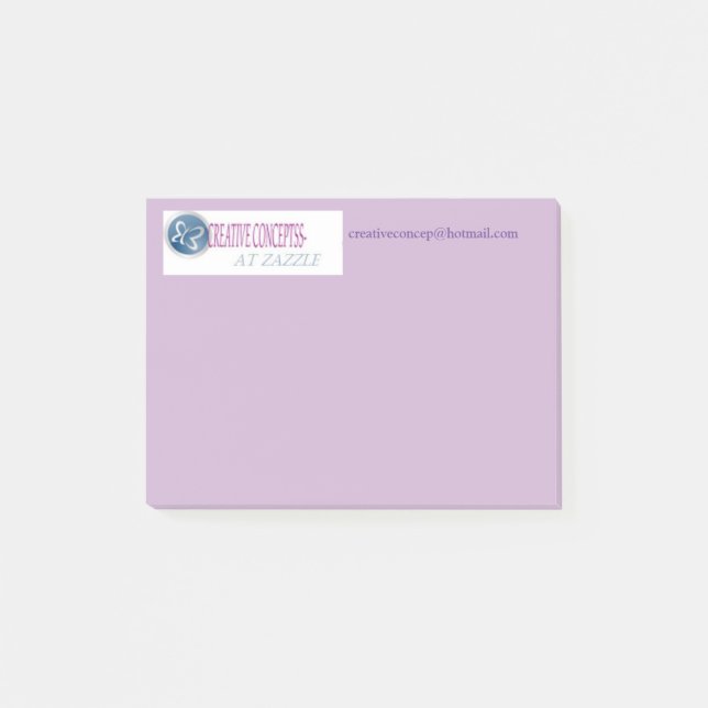 Post-it® 4x 3 post il note la conception personnalisée (Devant)