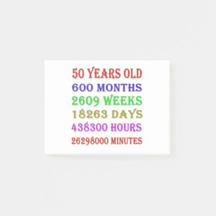 Post-it® 50e anniversaire jalons