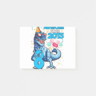 Post-it® 8 Anniversaire Dinosaur 8 Anniversaire Garçon Enfa