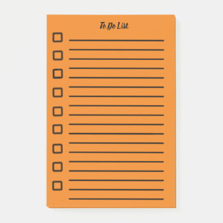 Post-it® À faire Liste Note Stick Orange 2