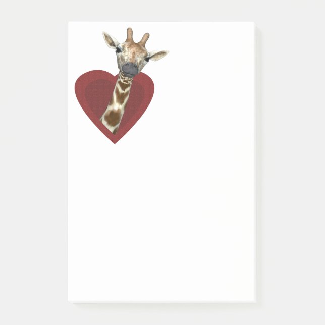 Post-it® A Heart For Giraffes (Devant)