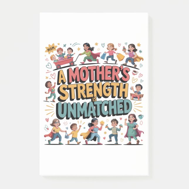 Post-it® A Mother’s Strength Is Unmatched (Devant)