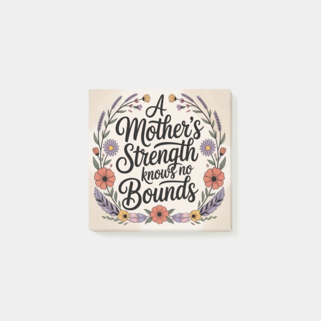 Post-it® A Mother's Strength Knows No Bounds (Devant)