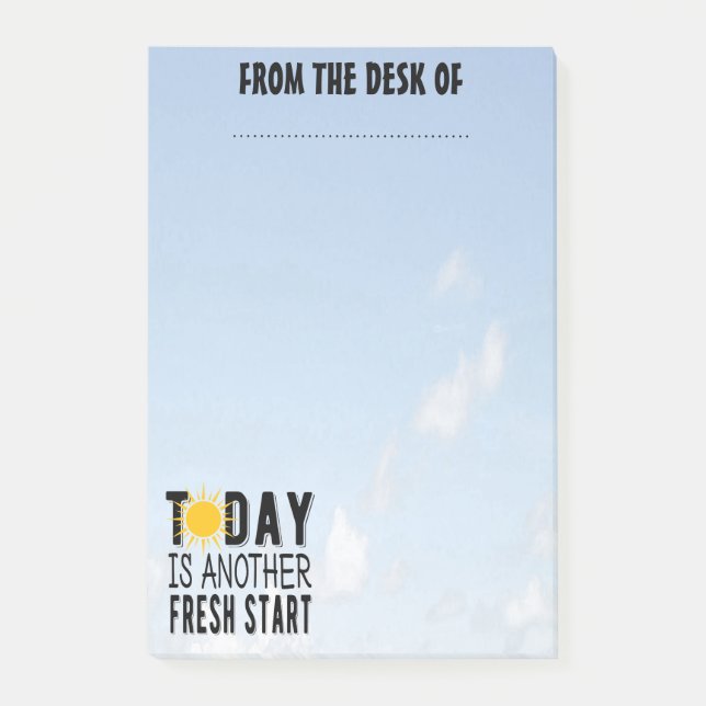 Post-it® À partir du bureau de - avis de travail (Devant)