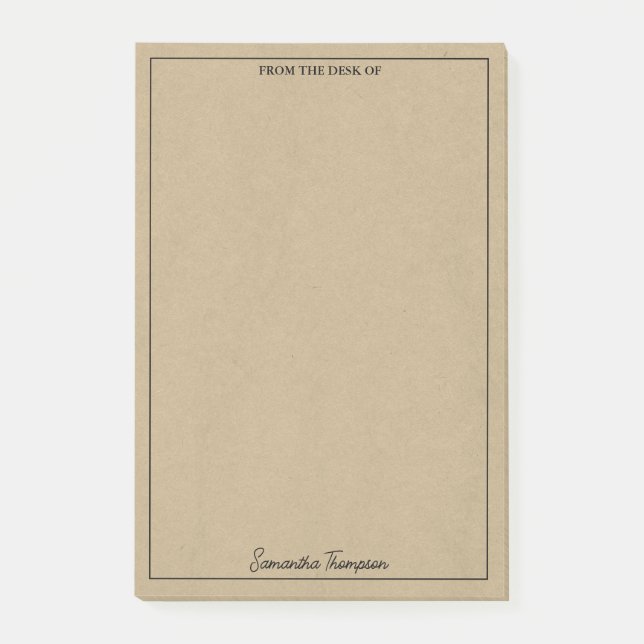 Post-it® À Partir Du Bureau De La Papeterie De Bureau Sur M (Devant)