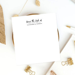 Post-it® À Partir Du Bureau De Personnalisé Simple Script N