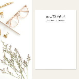 Post-it® À Partir Du Bureau De Simple Nom De Script Personn