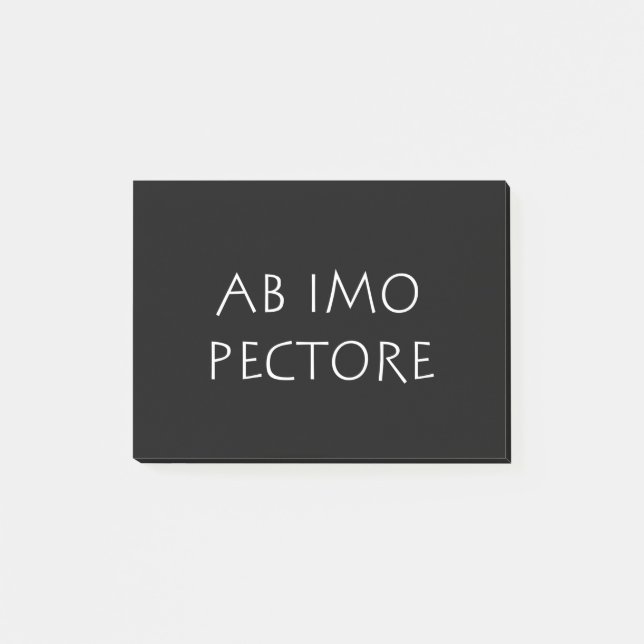 Post-it® Ab imo pectore (Devant)