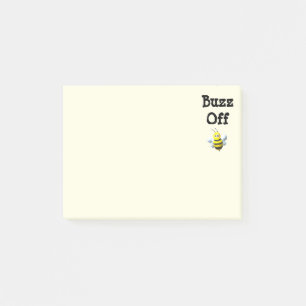 Post-it® Abeille Bourdon Texte Personnalisé Fiche