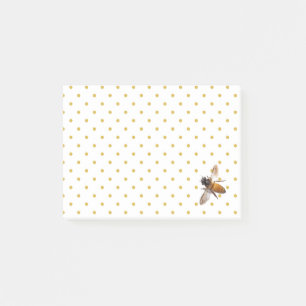 Post-it® Abeille de miel et points de polka