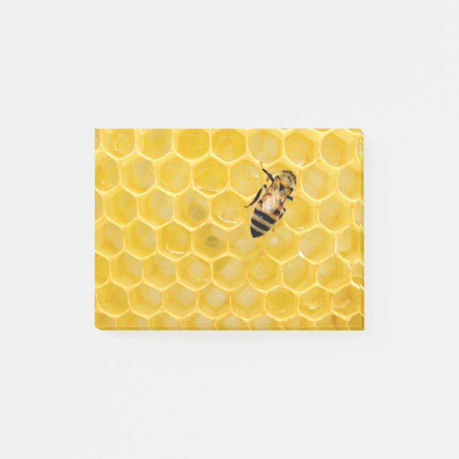 Post-it® abeille et nid d'abeille (Devant)