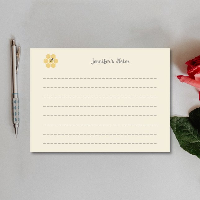 Post-it® Abeille et peigne (Bee and Honeycomb Post-it Notes)