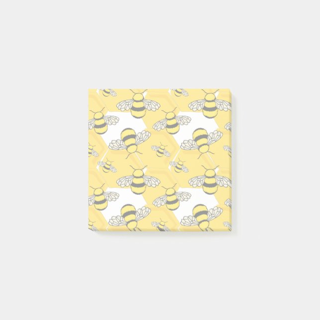 Post-it® Abeilles de miel sur la ruche mignonne (Devant)