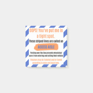 Post-it® Accéder à l'autocollant Aisle Advocacy