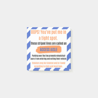 Post-it® Accéder à l'autocollant Aisle Advocacy