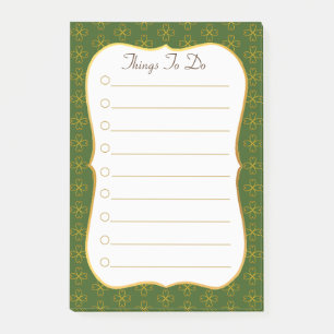 Post-it® Activités Vert Forêt & Blanc