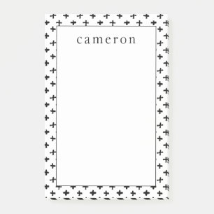 Post-it® Additionnez votre   nommé à l'encre noire chargent