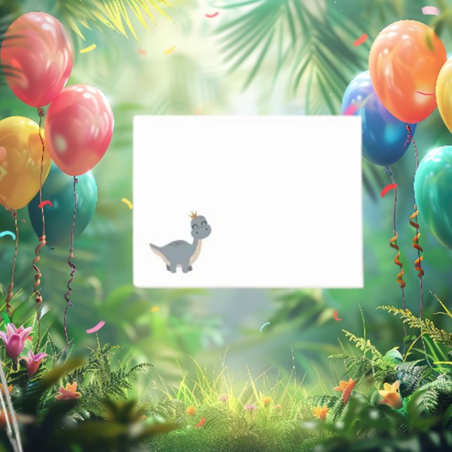 Post-it® Adorable Boho Grey Dinosaur (Discover the charm of our Adorable Boho Grey Dinosaur Post-it Notes)